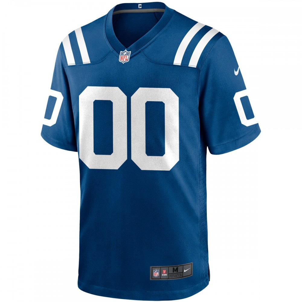 Nike Indianapolis Colts Custom Game Jersey - Royal-GridironStore